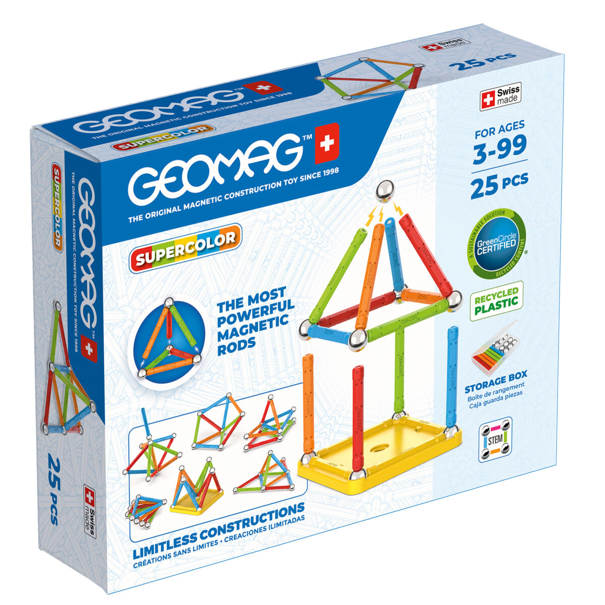 Set de Construcție Geomag 25 Piese - Jucarii si jocuri