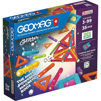 Playset Geomag Glitter (35 Piese) - Jucarii si jocuri, Păpuși și figurine