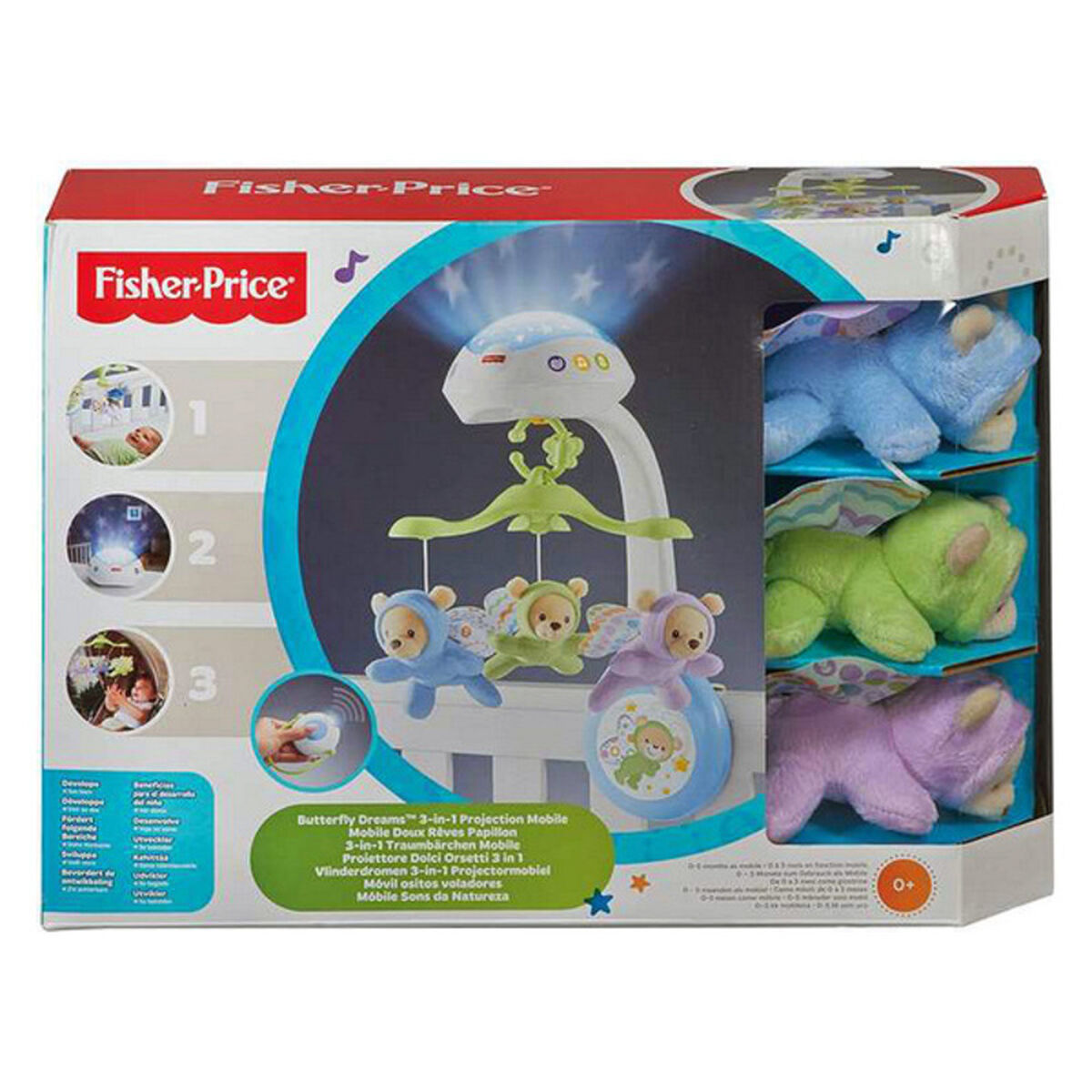 Mobil Proiector Fisher Price Mattel CDN41 - Bebelus, Dormitor
