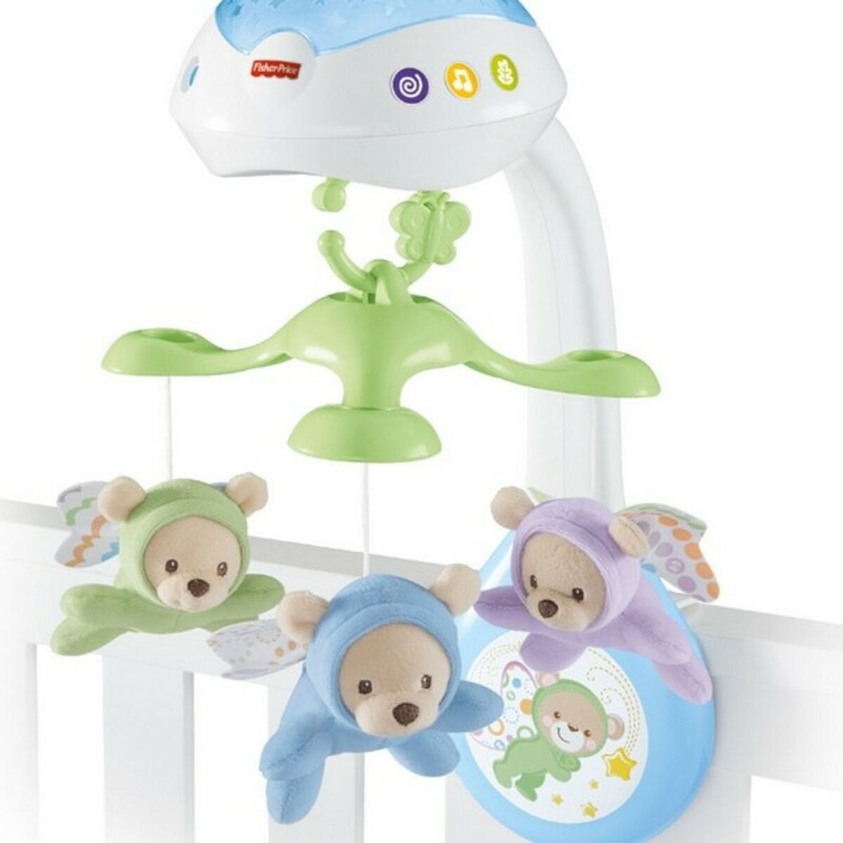 Mobil Proiector Fisher Price Alb Multicolor Plastic - Bebelus, Dormitor