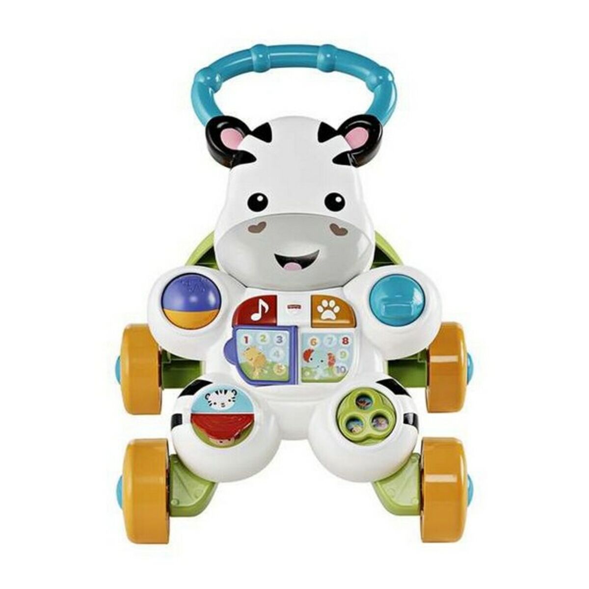 Mașină-Premergător Mattel Zebră Alb (1+ An) - Bebelus, Activitate și divertisment