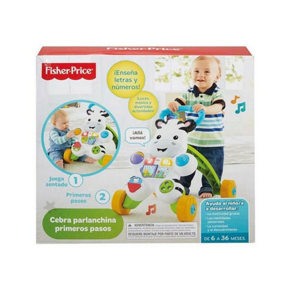 Mașină-Premergător Mattel Zebră Alb (1+ An) - Bebelus, Activitate și divertisment