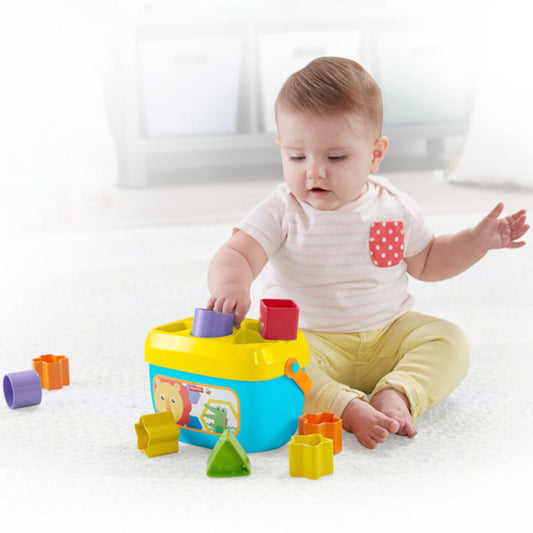 Coș cu Plăci de Construcție Mattel FFC84 10 pcs - Bebelus, Jucăriile copilăriei timpurii