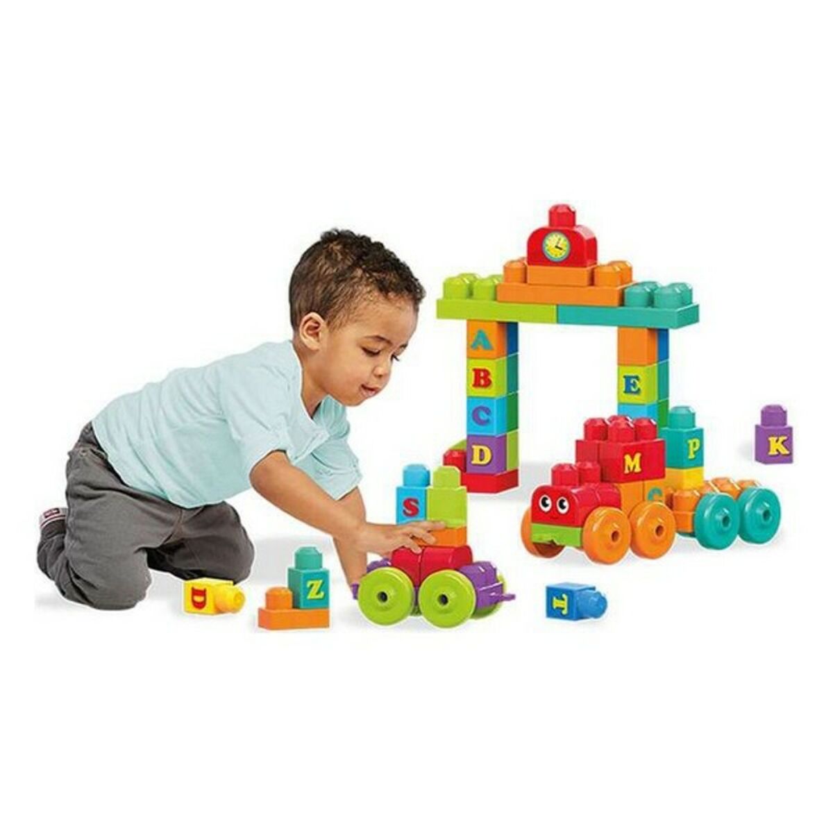 Tren Muzical Mattel ABC Fisher Price cu sunet - Bebelus, Jucăriile copilăriei timpurii