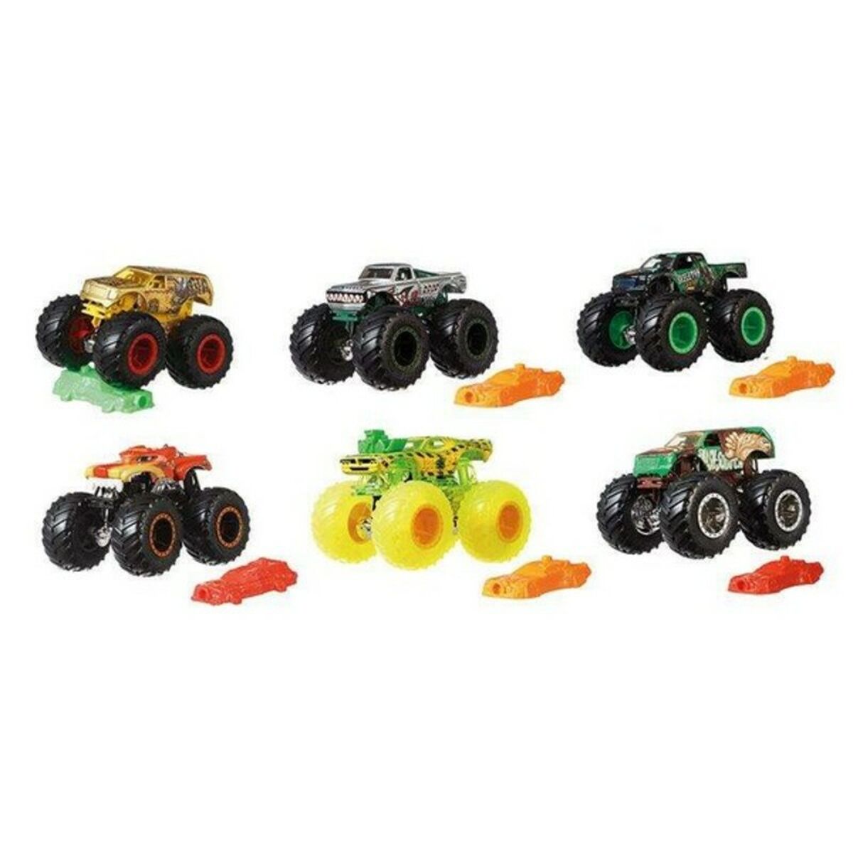 Mașină Monster Trucks Mattel FYJ44 1:64 (Recondiționate B) - Jucarii si jocuri, Păpuși și accesorii