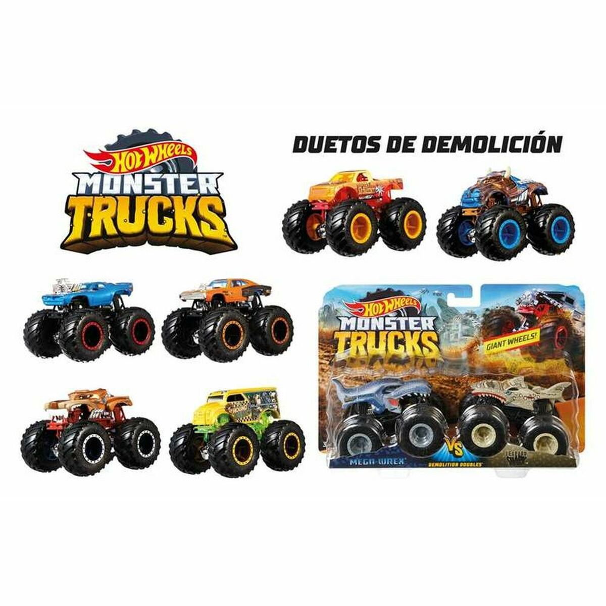 Set de Jucării cu Vehicule Hot Wheels Monster Truck - Jucarii si jocuri, Păpuși și accesorii