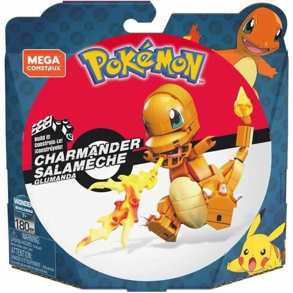Set de Construcție Pokémon Pokémon Salameche to build 180 Piese - Jucarii si jocuri