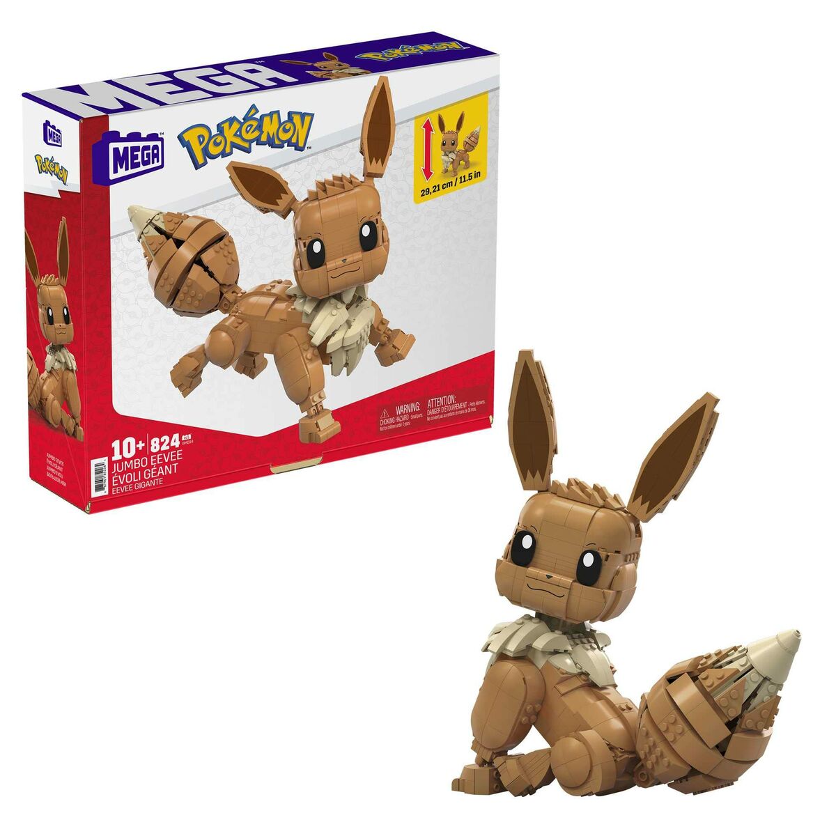 Set de Construcție Pokémon Pokemon Eevee Giant Multicolor - Jucarii si jocuri
