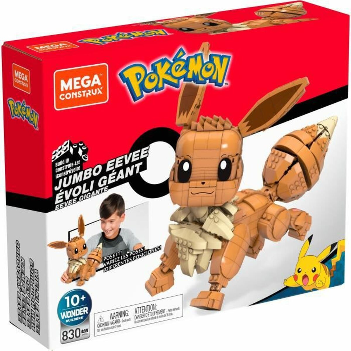 Set de Construcție Pokémon Pokemon Eevee Giant Multicolor - Jucarii si jocuri