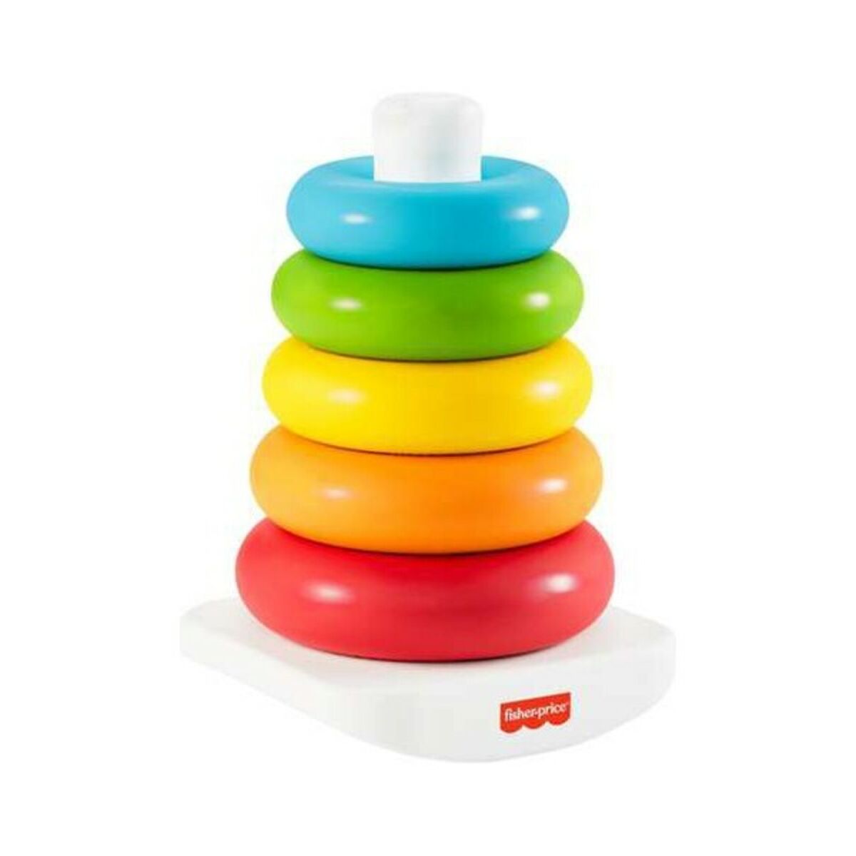 Piramidă Inele Fisher-Price Eco | Stivuire, Joc Clasic | 6+ Luni - Bebelus, Jucăriile copilăriei timpurii