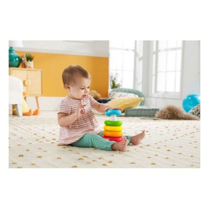 Piramidă Inele Fisher-Price Eco | Stivuire, Joc Clasic | 6+ Luni - Bebelus, Jucăriile copilăriei timpurii