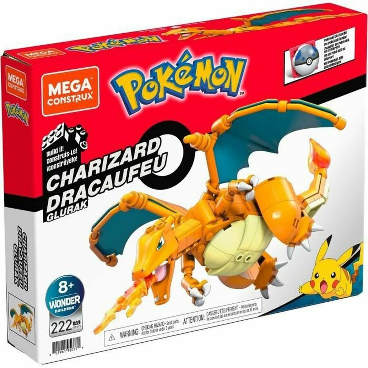 Playset Mega Construx Pokemon Dacofeu to build 210 Piese - Jucarii si jocuri, Păpuși și figurine