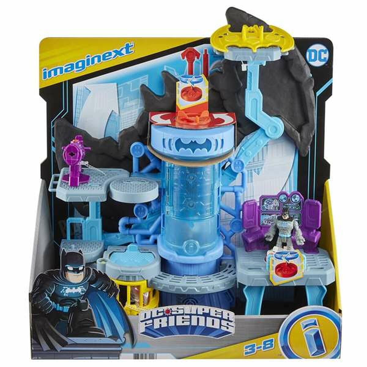 Playset Batman Super Friends Bat-tech Batcave Lumini cu sunet 40 x 38 cm - Jucarii si jocuri, Păpuși și figurine