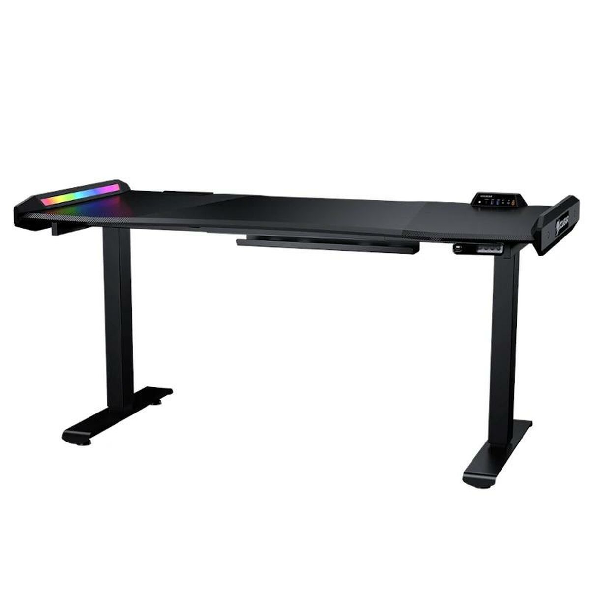 Birou Cougar E-MARS Negru LED RGB - Acasă și bucătărie, Mobilă