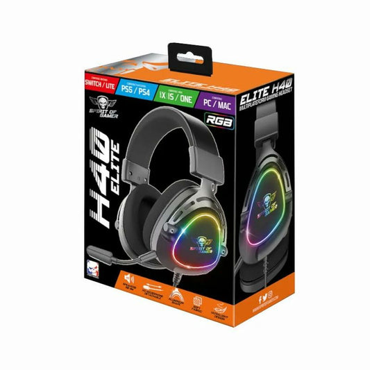 Căști cu Microfon Gaming Spirit of Gamer Elite H-40 - Electronică, Joc video