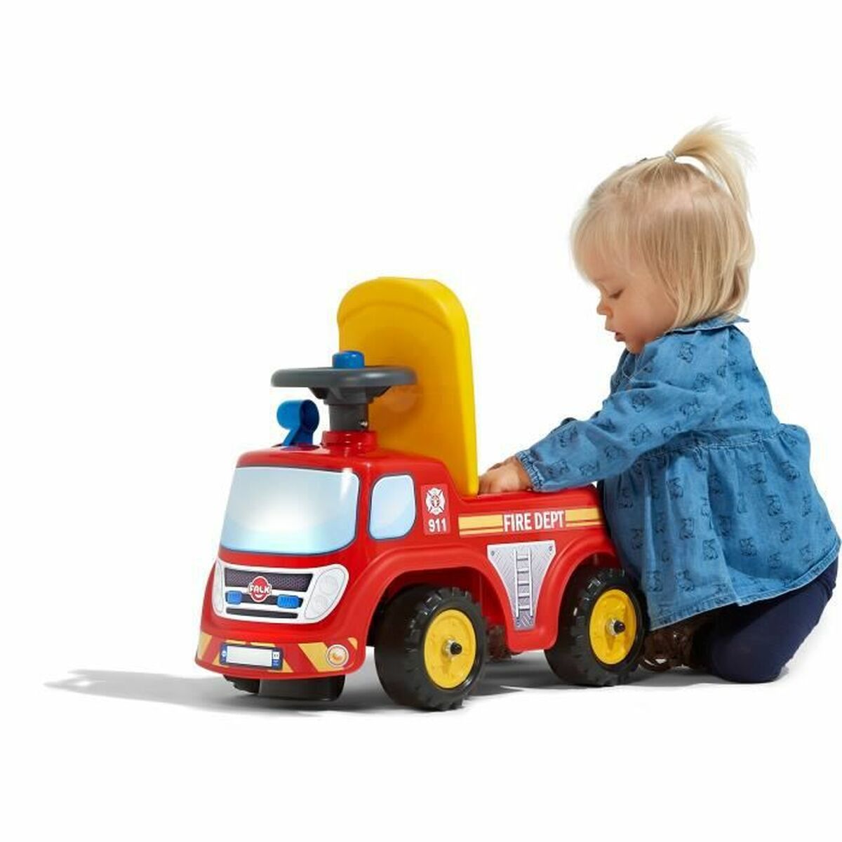 Mașină-Premergător Falk Camion de Pompieri - Jucarii si jocuri, În aer liber și sport