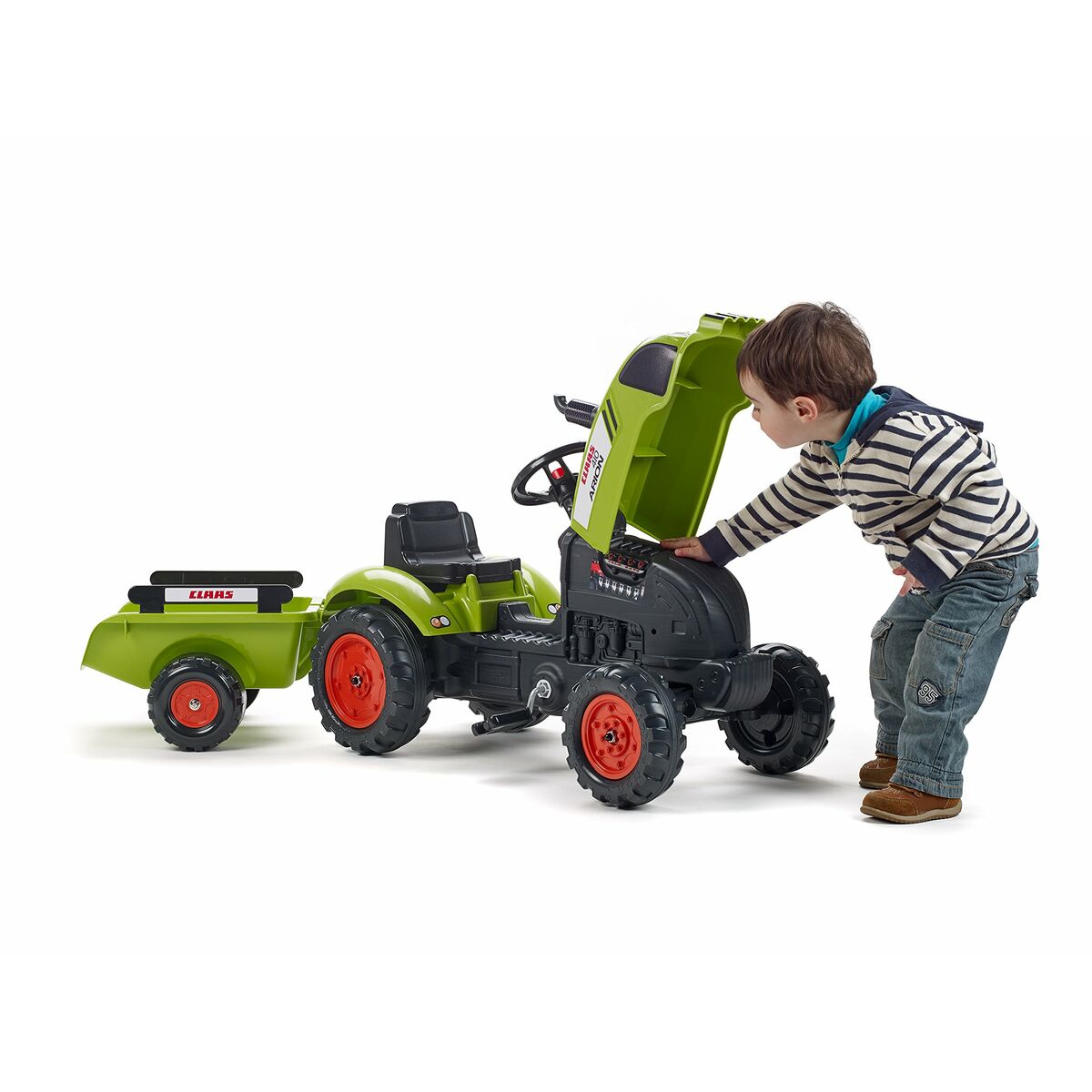 Tractor cu Pedale Falk Claas 410 Arion Verde - Jucarii si jocuri, În aer liber și sport