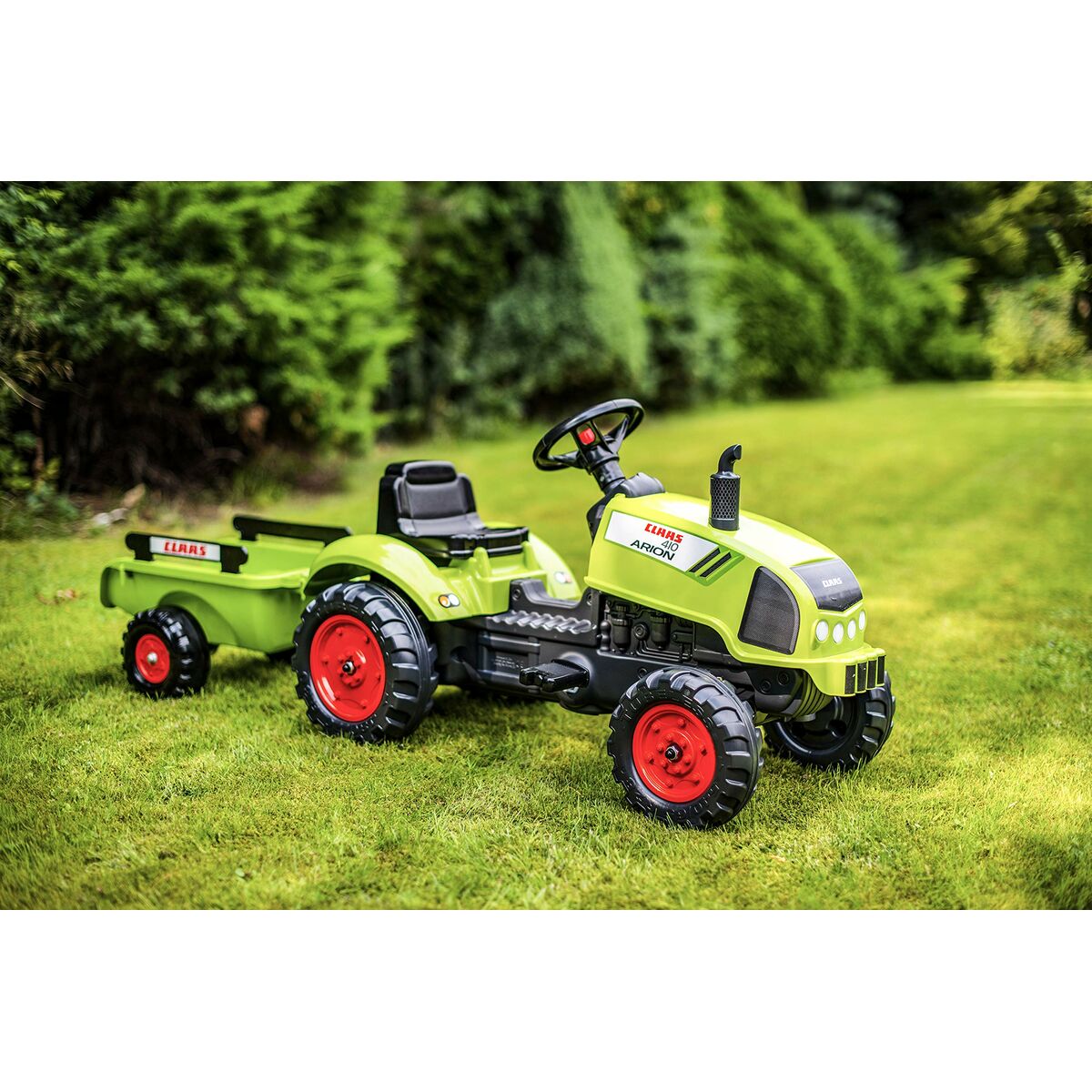 Tractor cu Pedale Falk Claas 410 Arion Verde - Jucarii si jocuri, În aer liber și sport