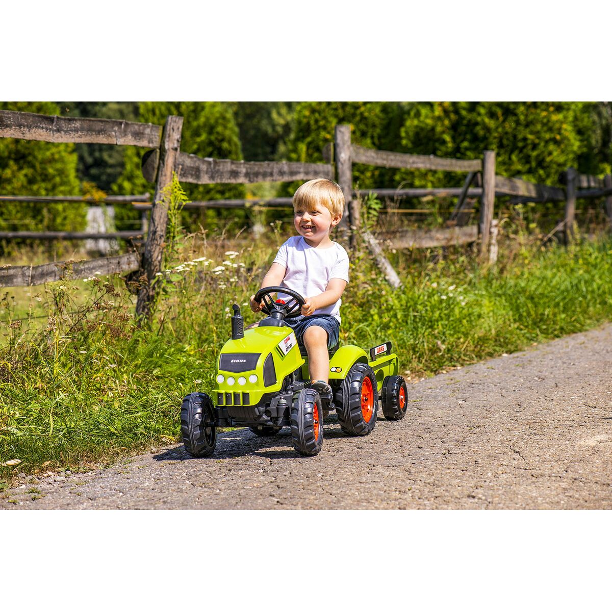 Tractor cu Pedale Falk Claas 410 Arion Verde - Jucarii si jocuri, În aer liber și sport