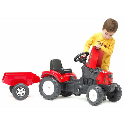 Tractor cu Pedale Falk Lander Z160X Roșu - Jucarii si jocuri, În aer liber și sport