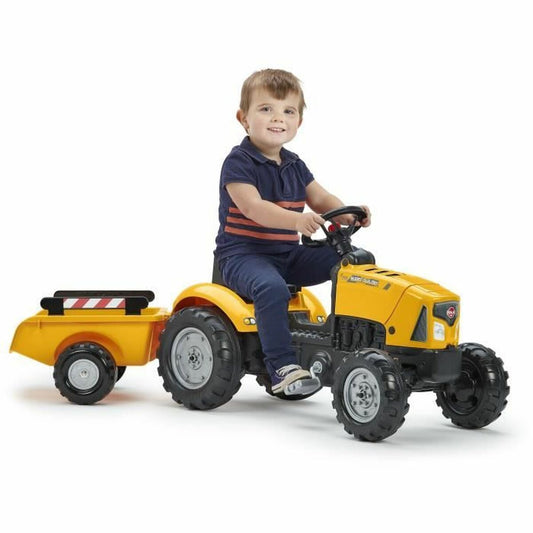 Tractor cu Pedale Falk Galben - Jucarii si jocuri, În aer liber și sport