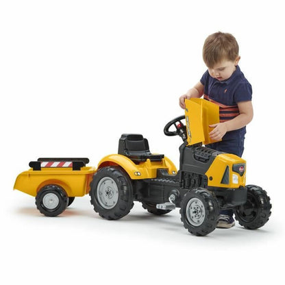 Tractor cu Pedale Falk Galben - Jucarii si jocuri, În aer liber și sport