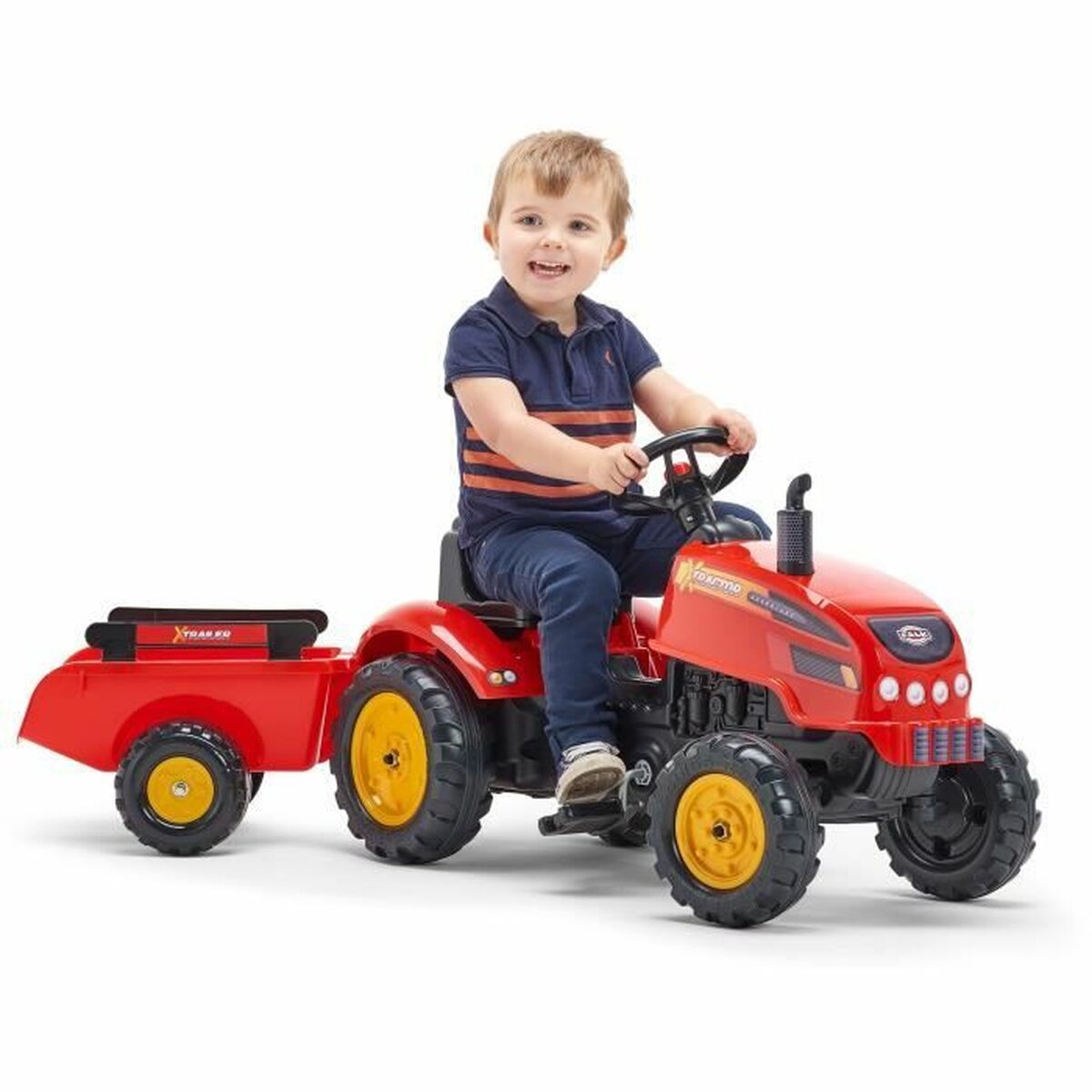 Tractor cu Pedale Falk 2046AB rouge - Jucarii si jocuri, În aer liber și sport