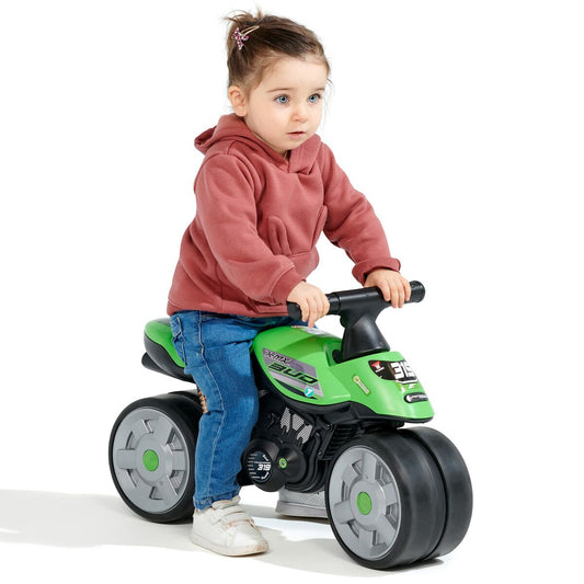 Motocicletă fără Pedale Falk Baby Moto Team Bud Racing - Jucarii si jocuri, În aer liber și sport