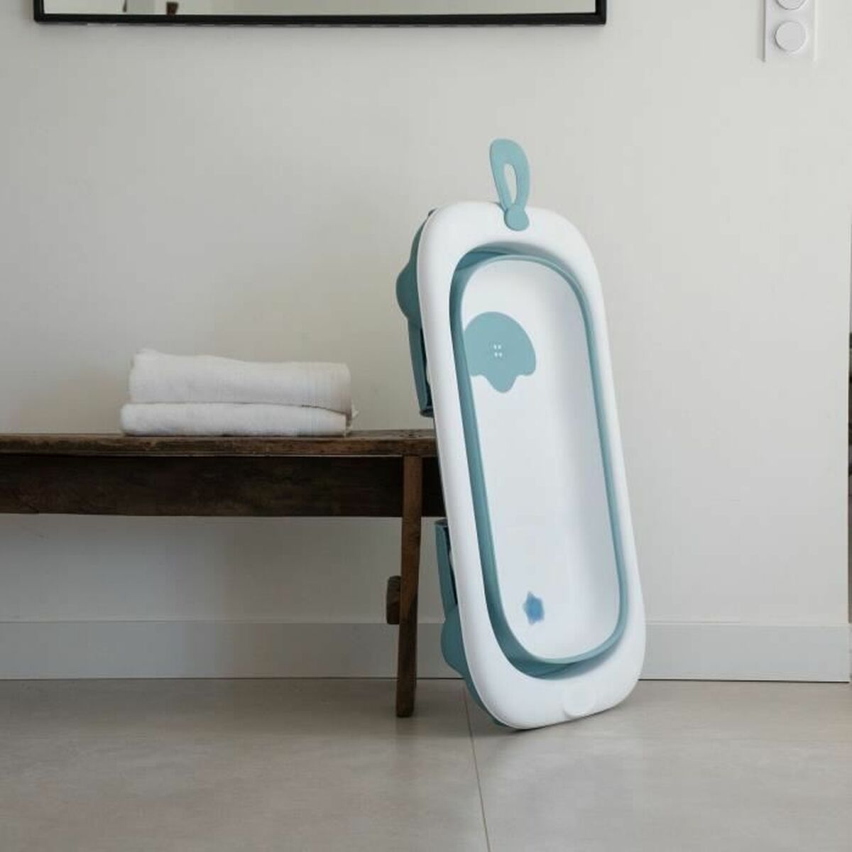 Cadă de baie ThermoBaby Albastru - Bebelus, Igienă și îngrijire