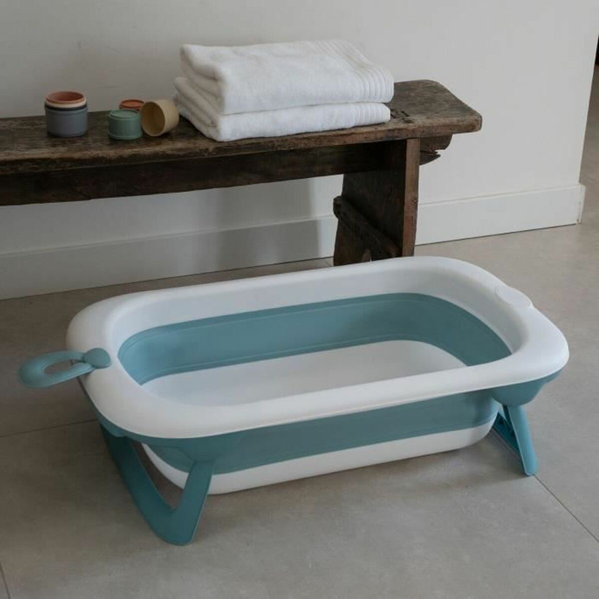 Cadă de baie ThermoBaby Albastru - Bebelus, Igienă și îngrijire
