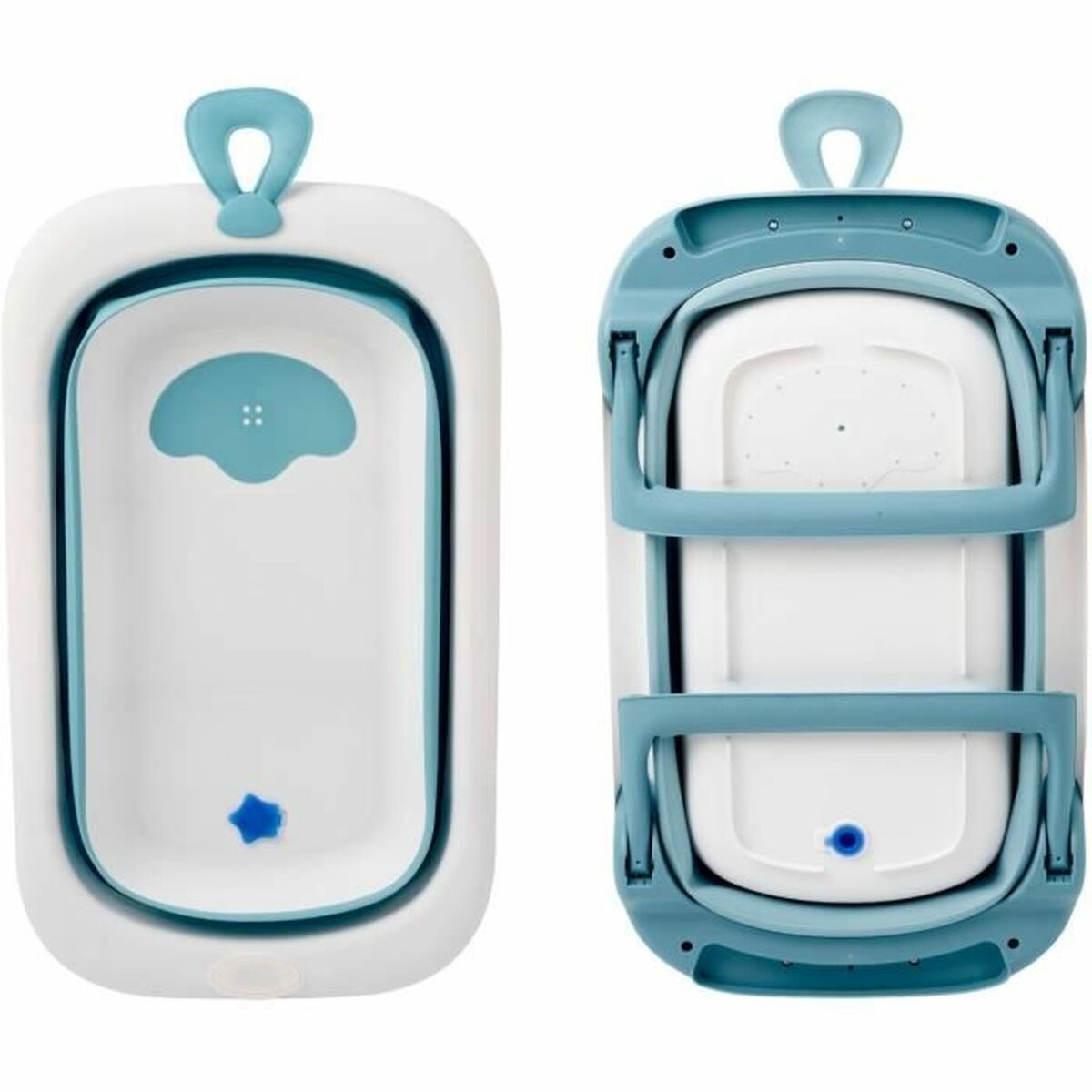Cadă de baie ThermoBaby Albastru - Bebelus, Igienă și îngrijire