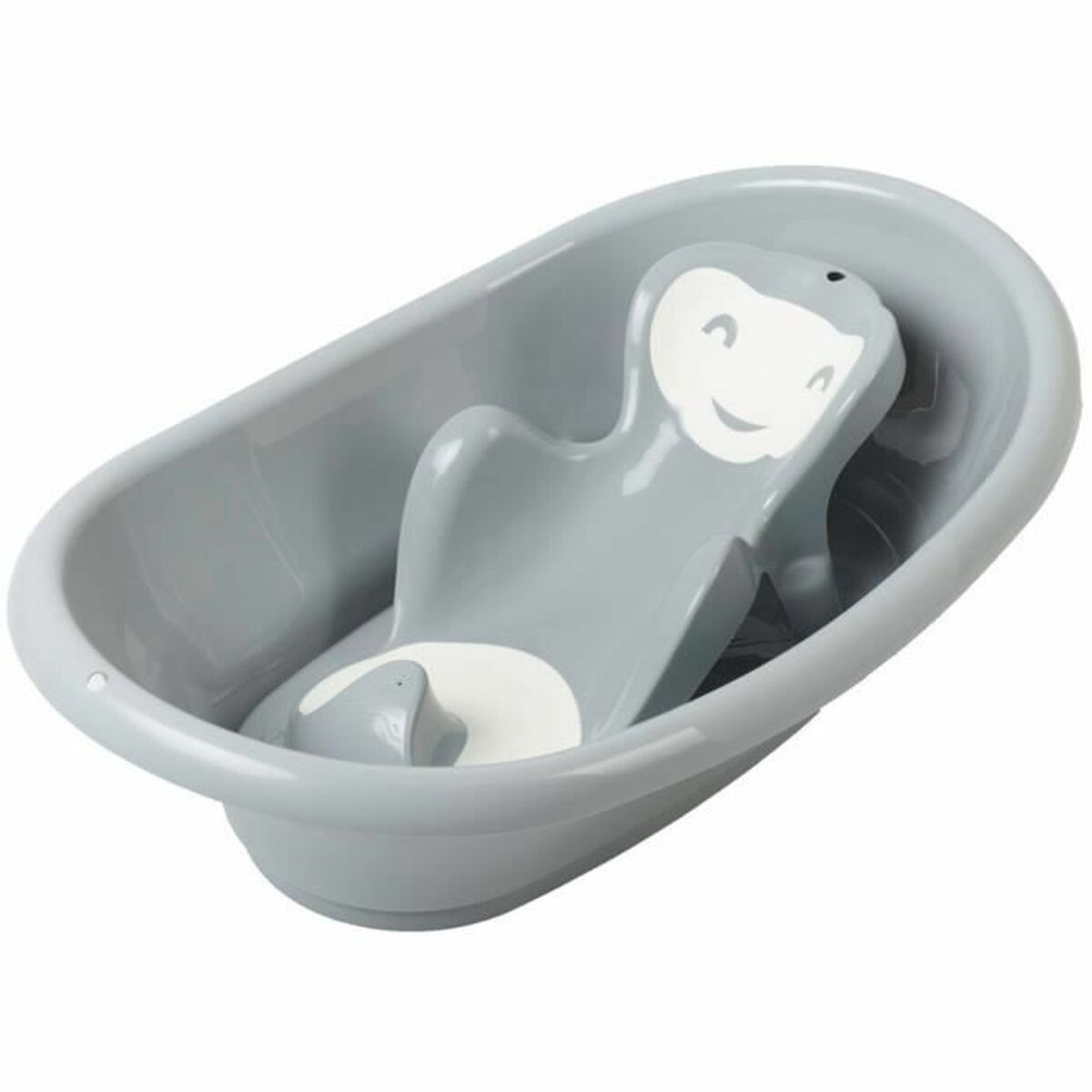 Cadă de baie ThermoBaby Vasco Gri - Bebelus, Igienă și îngrijire