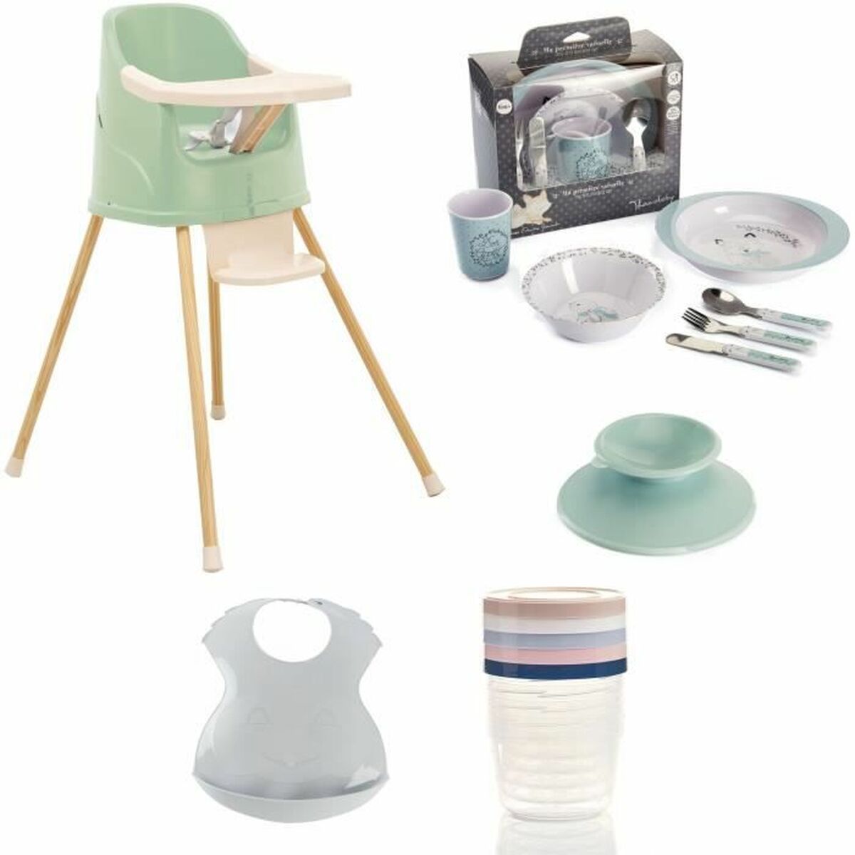 Scaun înalt ThermoBaby Youpla Verde - Bebelus, Alăptarea și hrănirea