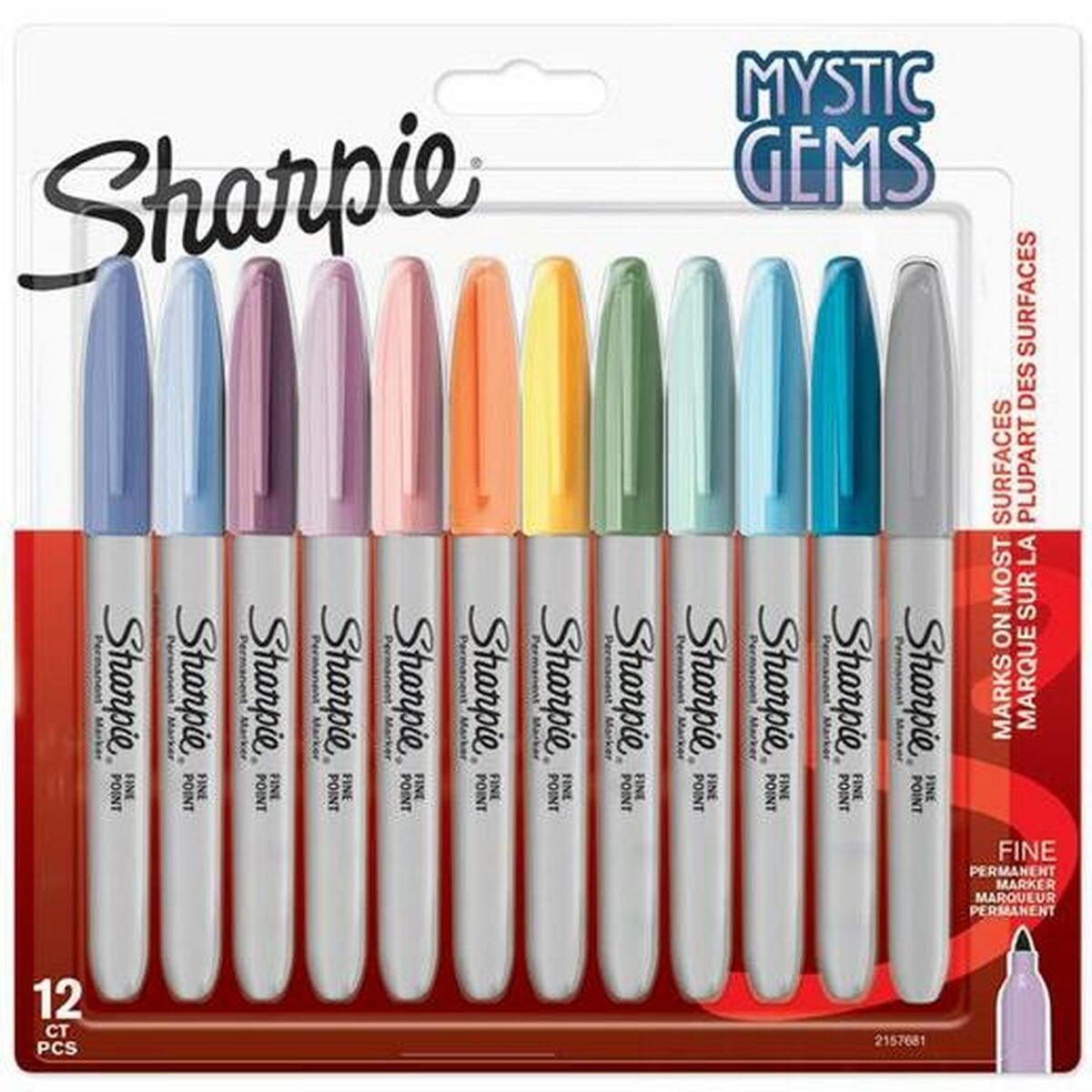 Set de Carioci Sharpie Mystic Gems 12 Piese Plăcintă - Birou și papetărie, Pixuri, creioane și articole de scris