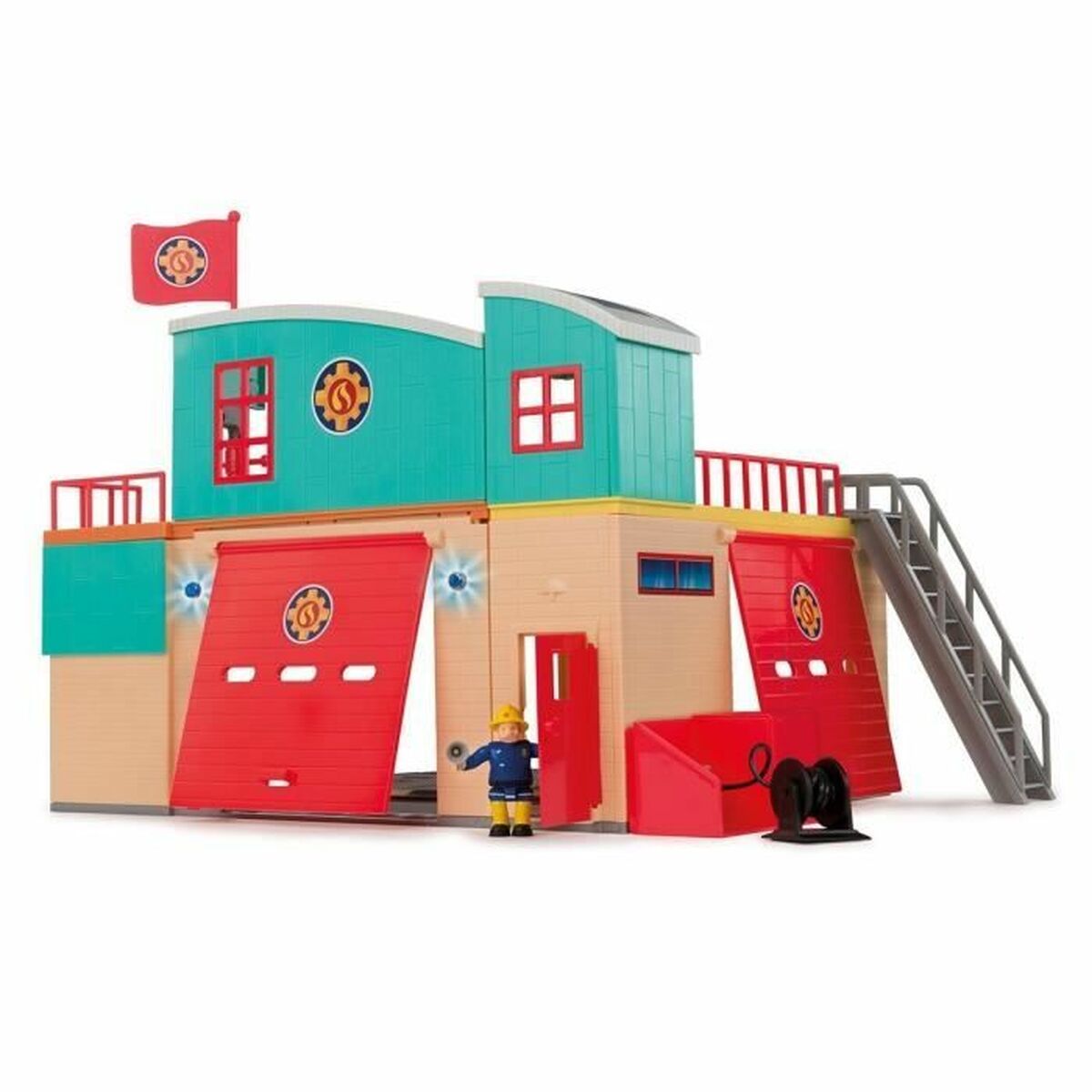 Playset Smoby Caserne de Pompiers Électronique - Jucarii si jocuri, Păpuși și figurine
