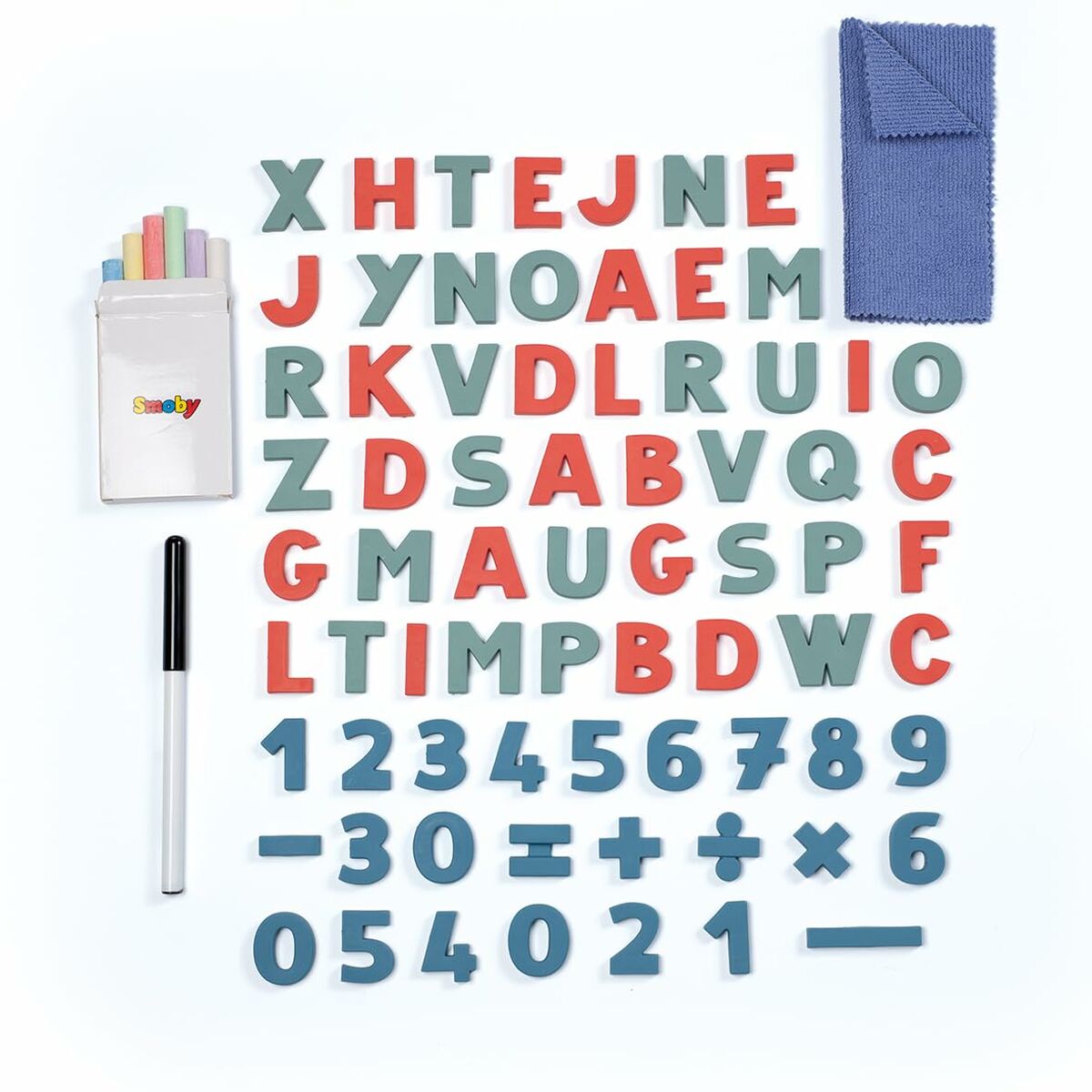 Tablă cu Două Fețe Smoby Pliabil 80 Piese 105 x 49 x 52 cm - Jucarii si jocuri, Activități creative