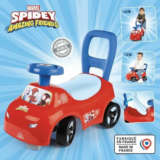 Mașină-Premergător Smoby Spidey 2 în 1 - Jucarii si jocuri, În aer liber și sport