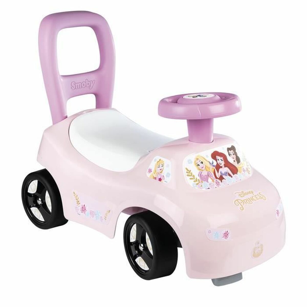 Mașină-Premergător Smoby Disney Princess 2 în 1 - Jucarii si jocuri, În aer liber și sport