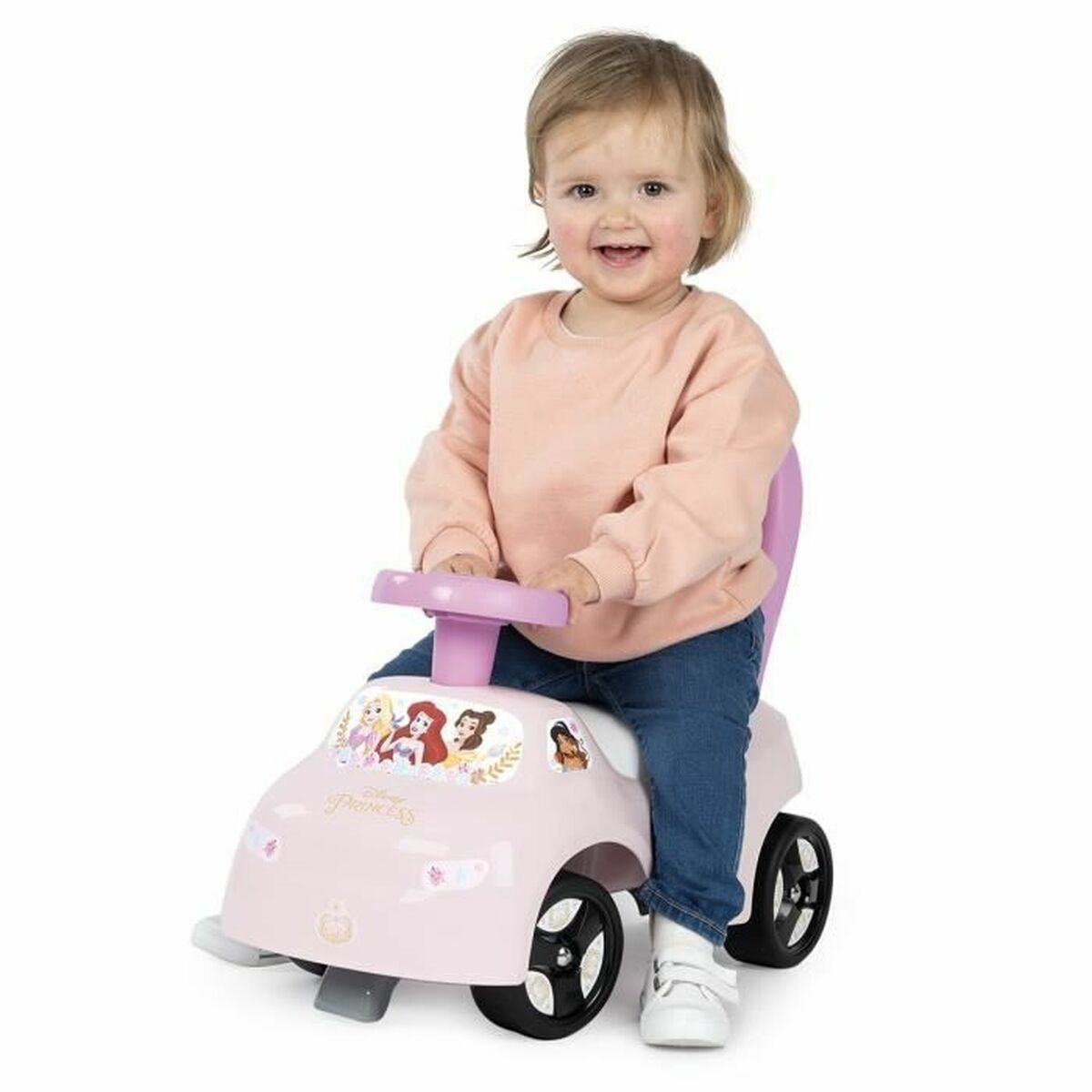 Mașină-Premergător Smoby Disney Princess 2 în 1 - Jucarii si jocuri, În aer liber și sport