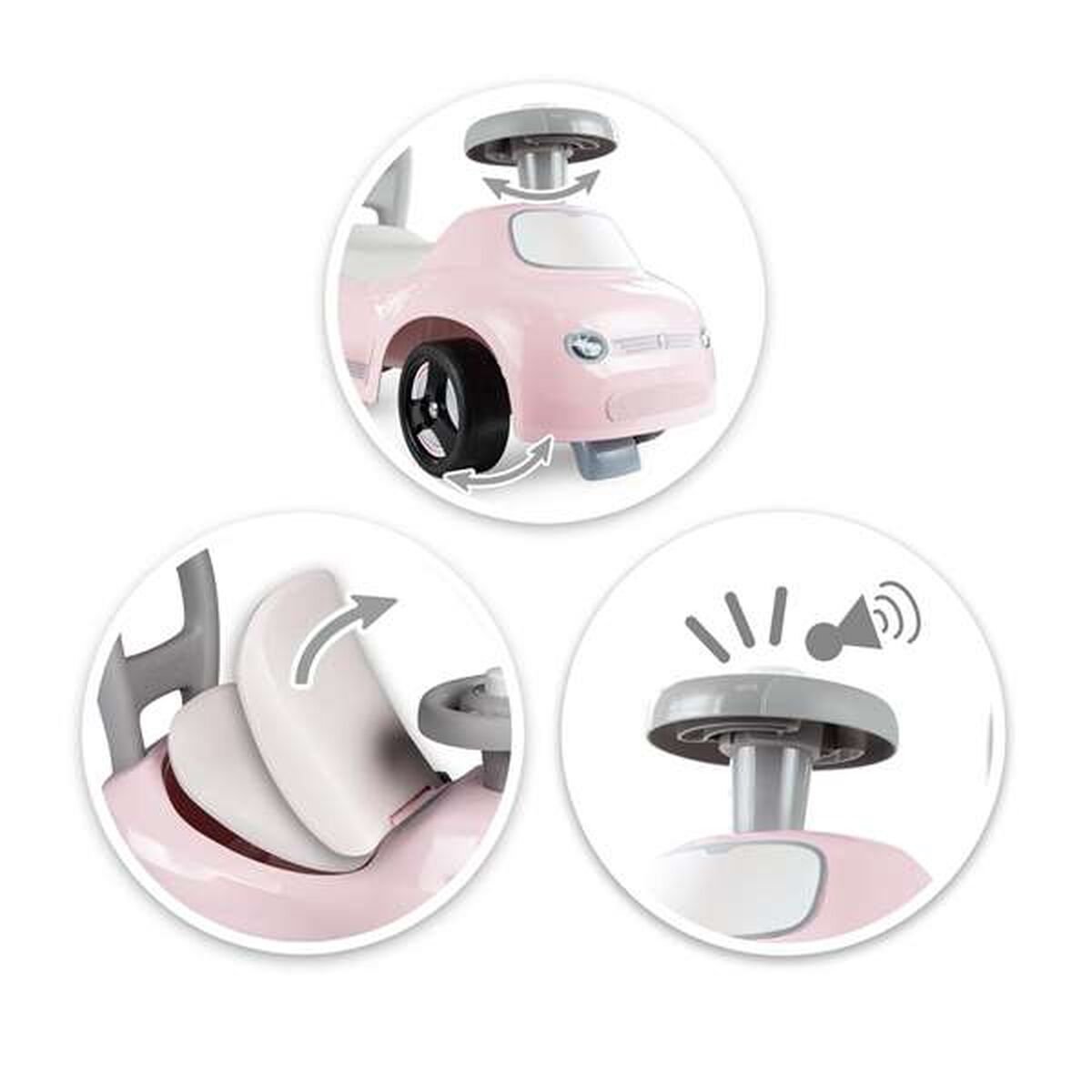 Premergător Smoby Negru Roz 2 în 1 - Jucarii si jocuri, În aer liber și sport