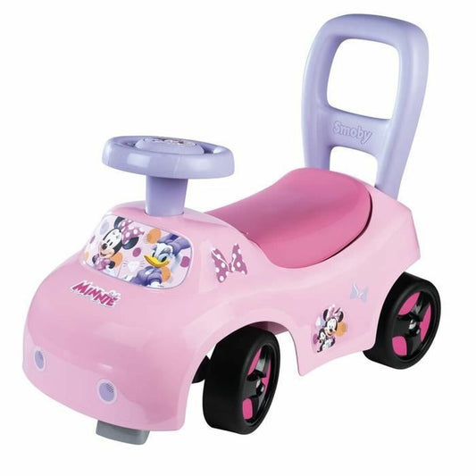 Mașină-Premergător Smoby Roz 2 în 1 - Jucarii si jocuri, În aer liber și sport