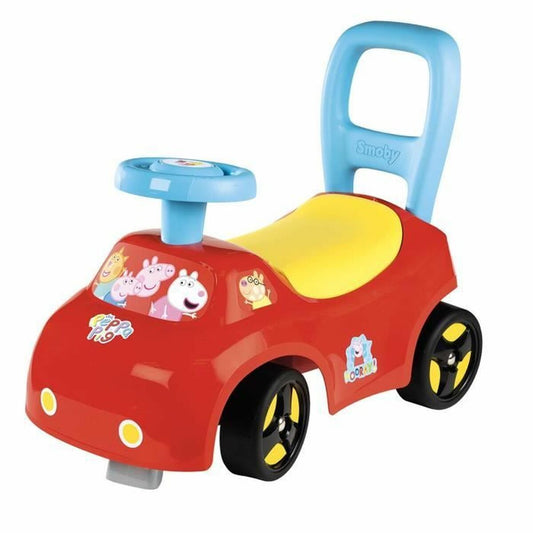 Mașină-Premergător Smoby Peppa Pig 2 în 1 - Jucarii si jocuri, În aer liber și sport