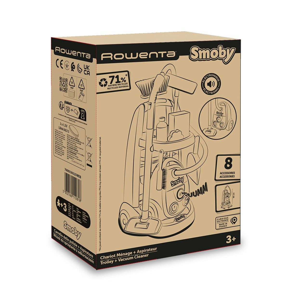 Kit de curățare et de depozitare Smoby - Jucarii si jocuri, Imitații de jocuri