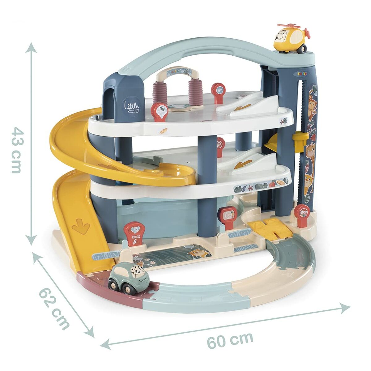Set de Jucării cu Vehicule Smoby Big Garage Multicolor - Jucarii si jocuri, Vehicule