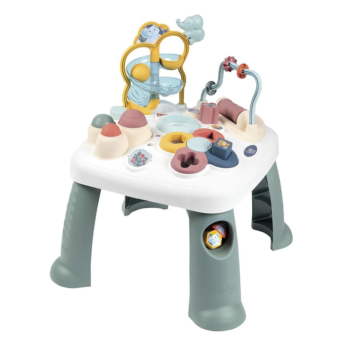 Centru de activităţi Smoby Activity Table + 1 An Masă cu mai multe jocuri - Bebelus, Jucăriile copilăriei timpurii