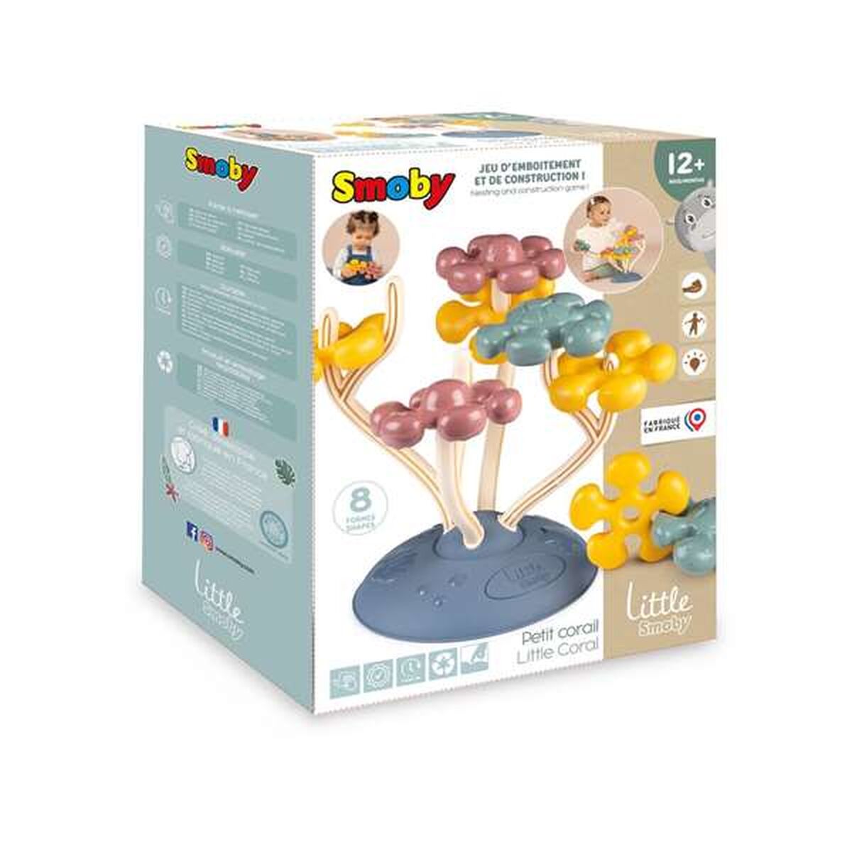 Set de Construcție Smoby 7600140309 Plastic Coral - Jucarii si jocuri, Păpuși și accesorii