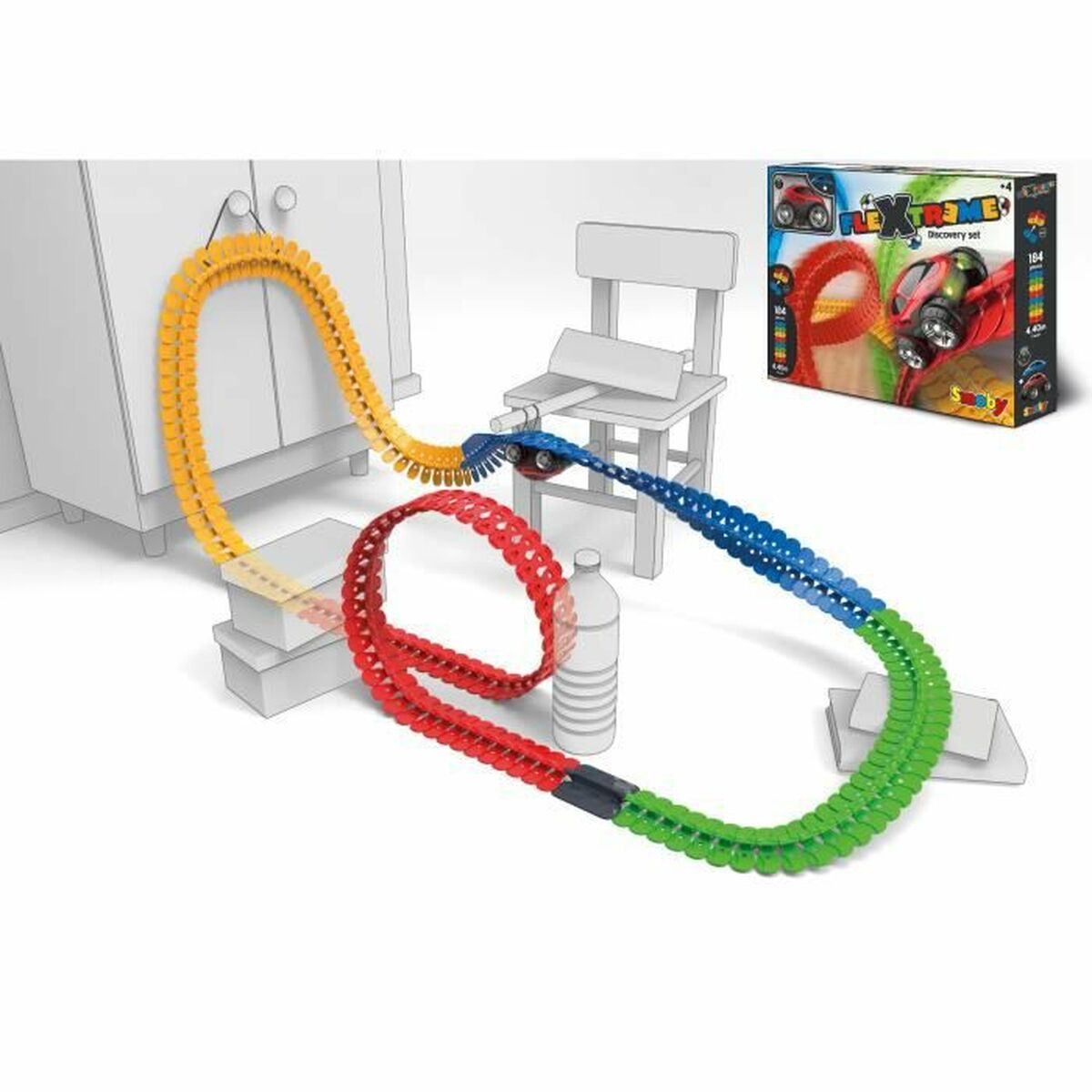 Pistă de Curse Smoby FleXtreme Discovery Set - Jucarii si jocuri, Vehicule