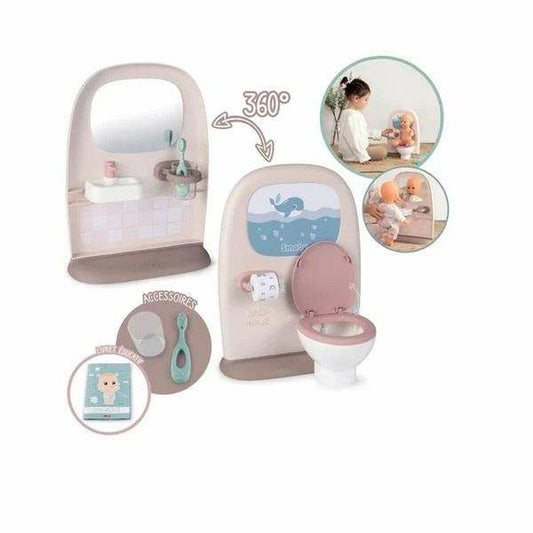 Accesorii pentru papusi Smoby Accesorii 2 în 1 Multicolor - Bebelus, Igienă și îngrijire