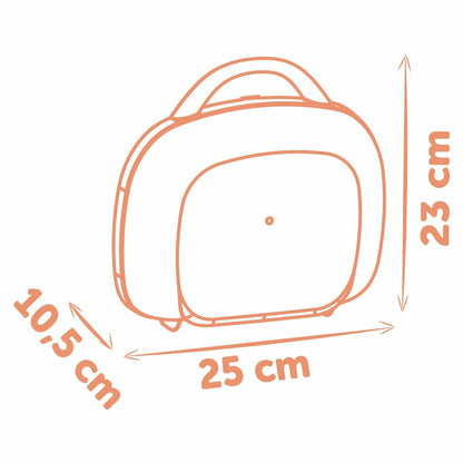 Trusă de Îngrijire Bebelus Smoby Baby Nurse, 3-în-1 (Valiză, Măsuță de Schimbat, 13 Accesorii), Roz, 3+ Ani - Jucarii si jocuri, Imitații de jocuri
