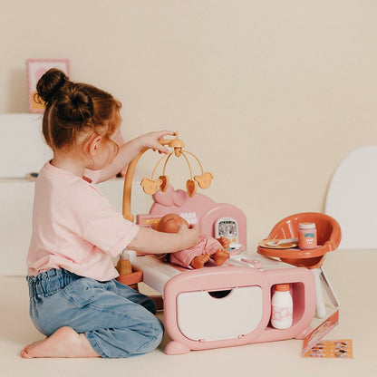 Centru de Îngrijire Păpuși Smoby Baby Nurse, 3-în-1, 16 Accesorii, Babyphone Electronic - Jucarii si jocuri, Imitații de jocuri